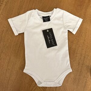 NWT Little Bipsy White Onesie - 6-9M